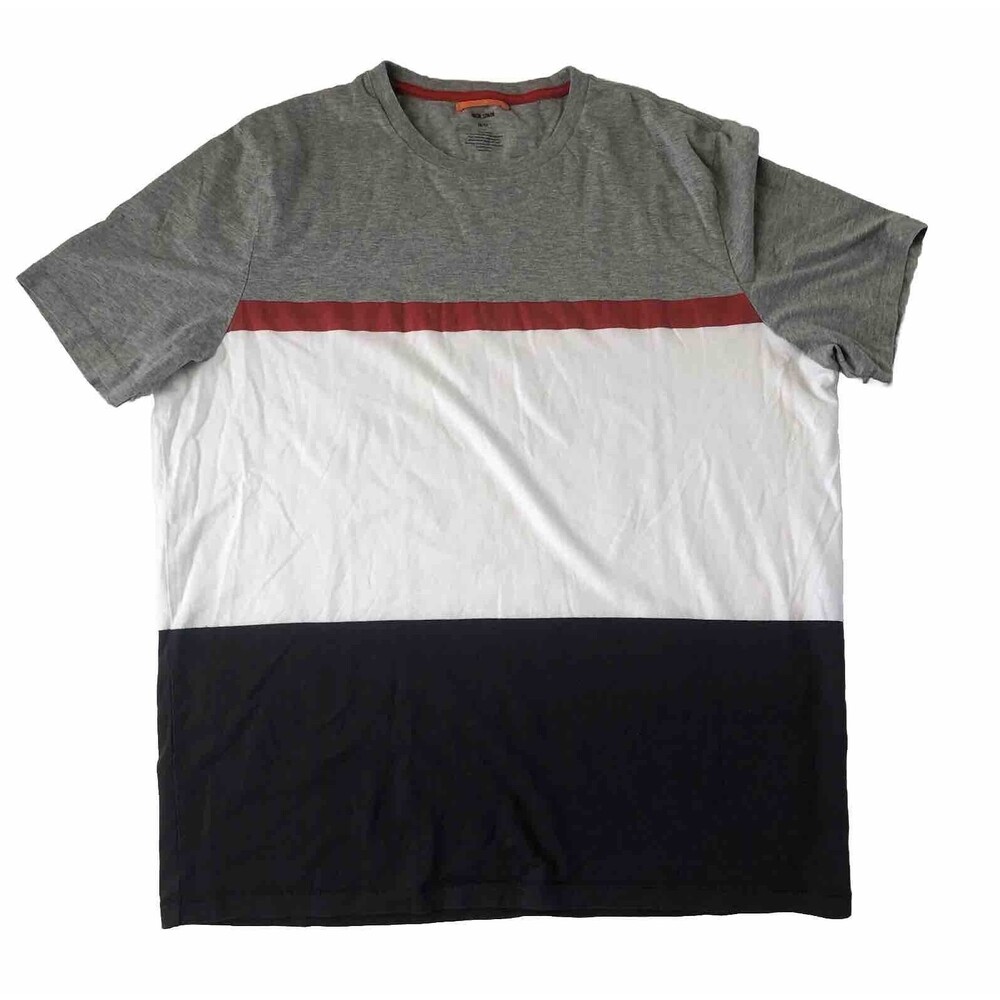 Jack Spade Block Stripes Tee Medium
